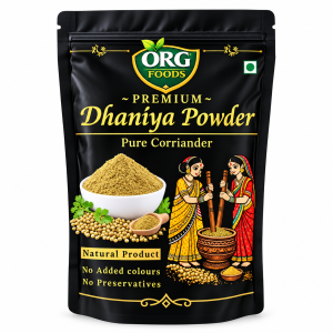 ORGfoods Pure Dhaniya Powder | Coriander Powder | Fresh & Aromatic Spice for Cooking | (400 g)